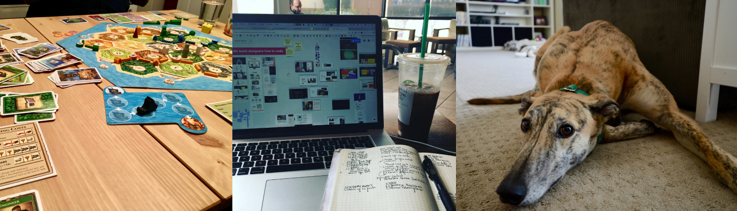 Catan, Working from Starbucks, Greyhound